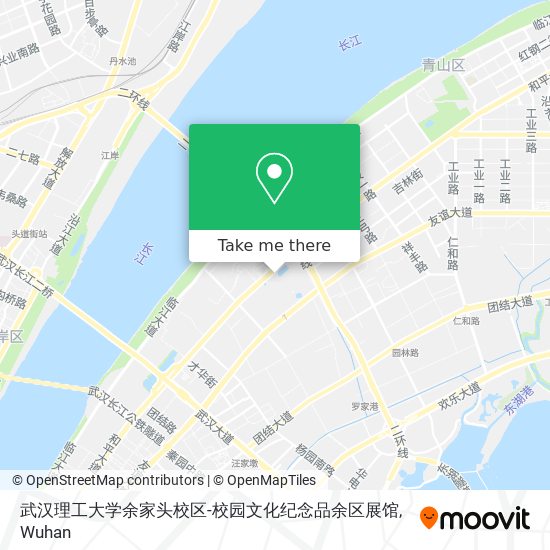 武汉理工大学余家头校区-校园文化纪念品余区展馆 map
