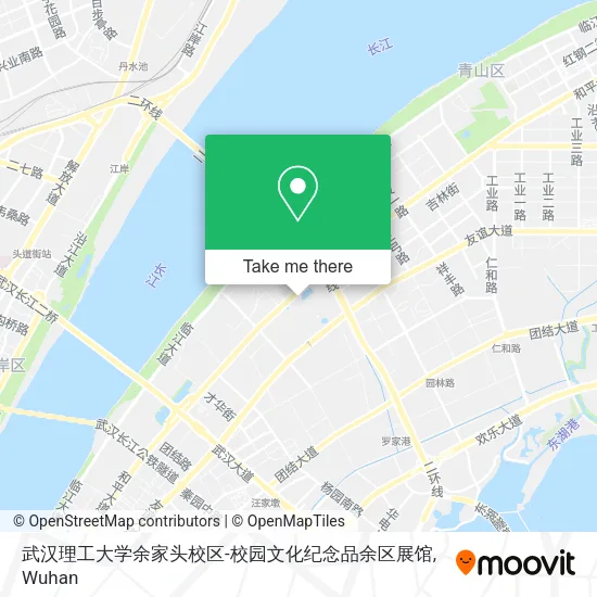 武汉理工大学余家头校区-校园文化纪念品余区展馆 map