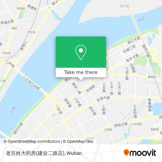 老百姓大药房(建设二路店) map