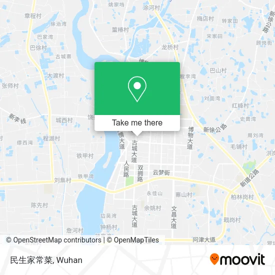 民生家常菜 map