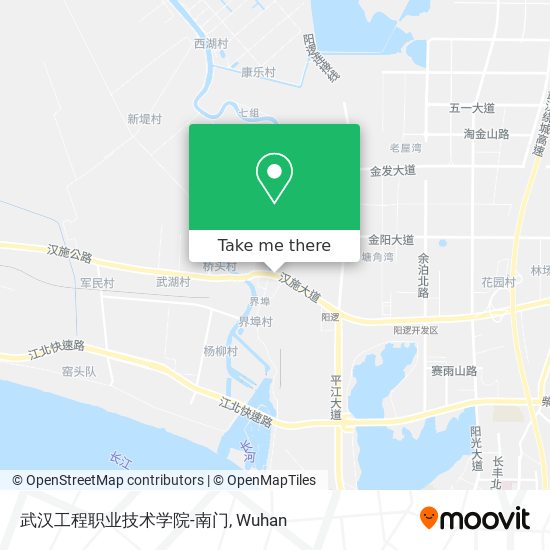 武汉工程职业技术学院-南门 map