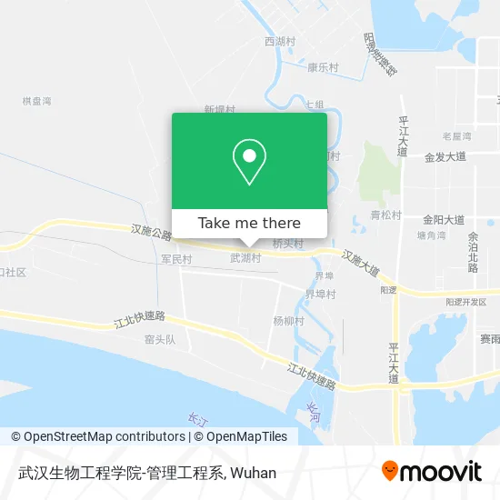 武汉生物工程学院-管理工程系 map