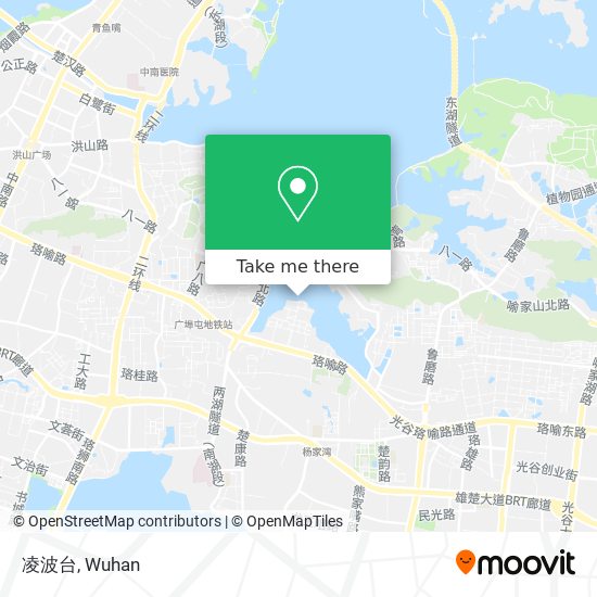 凌波台 map