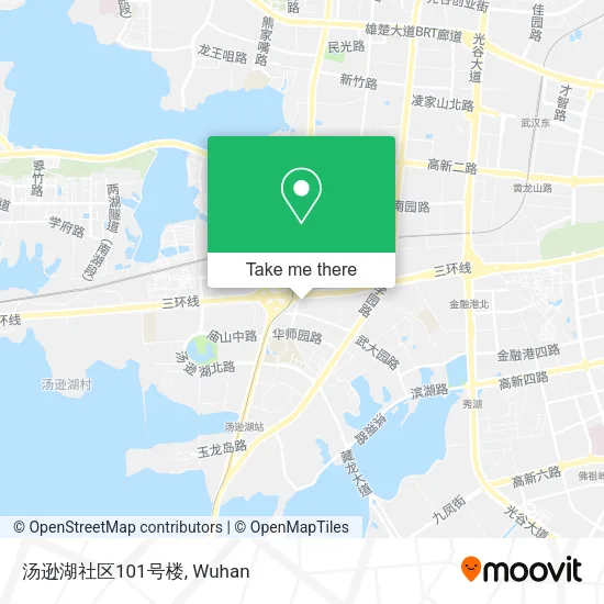 汤逊湖社区101号楼 map