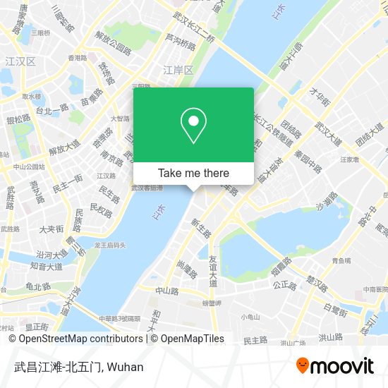 武昌江滩-北五门 map