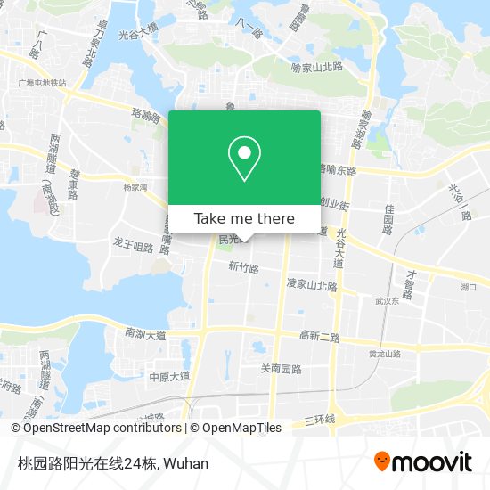 桃园路阳光在线24栋 map