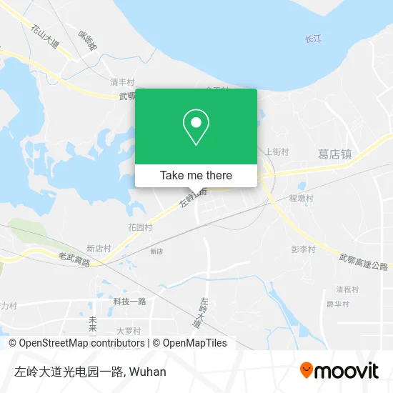 左岭大道光电园一路 map