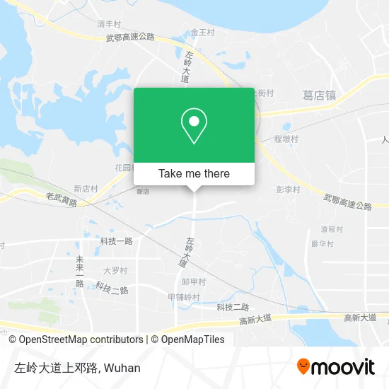 左岭大道上邓路 map