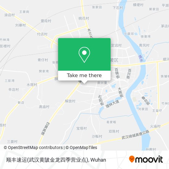 顺丰速运(武汉黄陂金龙四季营业点) map