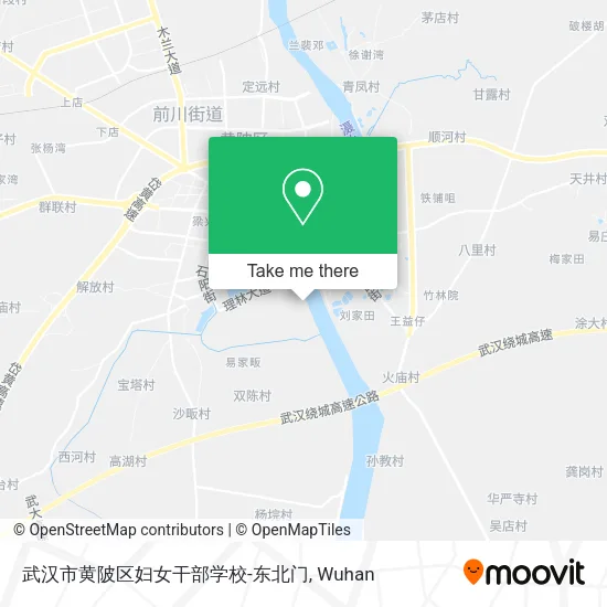 武汉市黄陂区妇女干部学校-东北门 map
