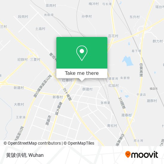 黄陂供销 map