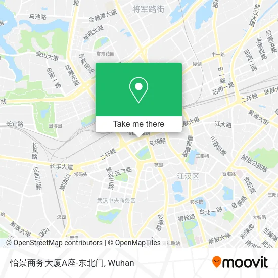 怡景商务大厦A座-东北门 map