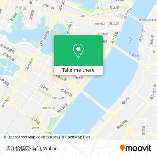 滨江怡畅园-南门 map