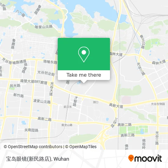 宝岛眼镜(新民路店) map