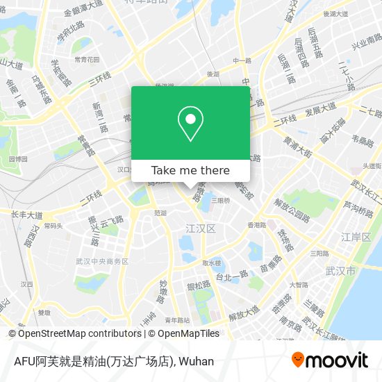 AFU阿芙就是精油(万达广场店) map