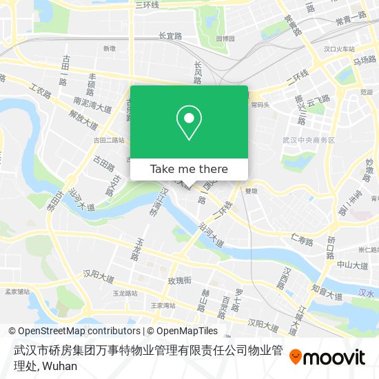 武汉市硚房集团万事特物业管理有限责任公司物业管理处 map