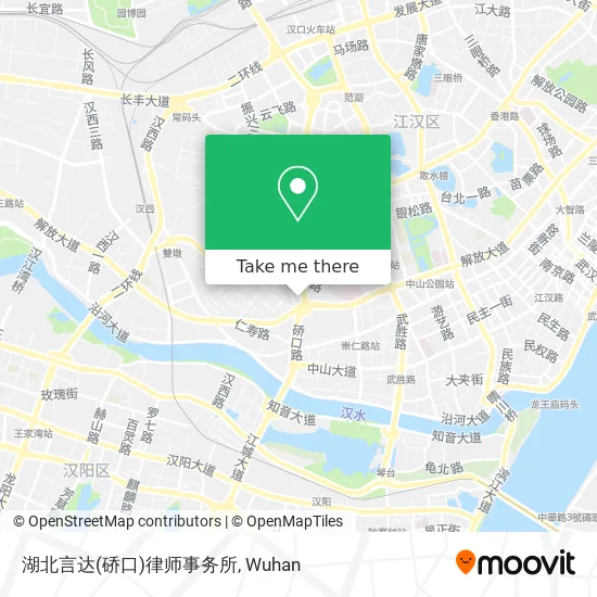 湖北言达(硚口)律师事务所 map