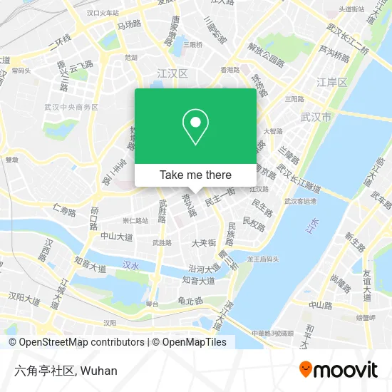 六角亭社区 map