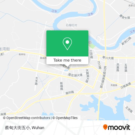 蔡甸大街五小 map