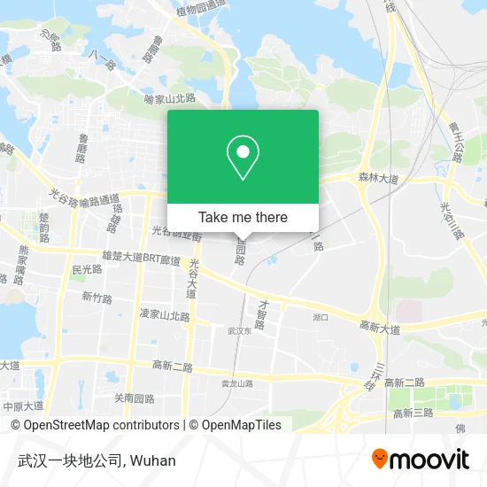 武汉一块地公司 map