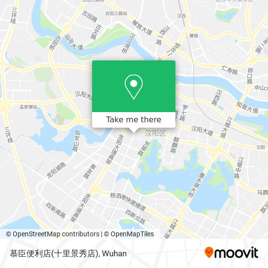 慕臣便利店(十里景秀店) map