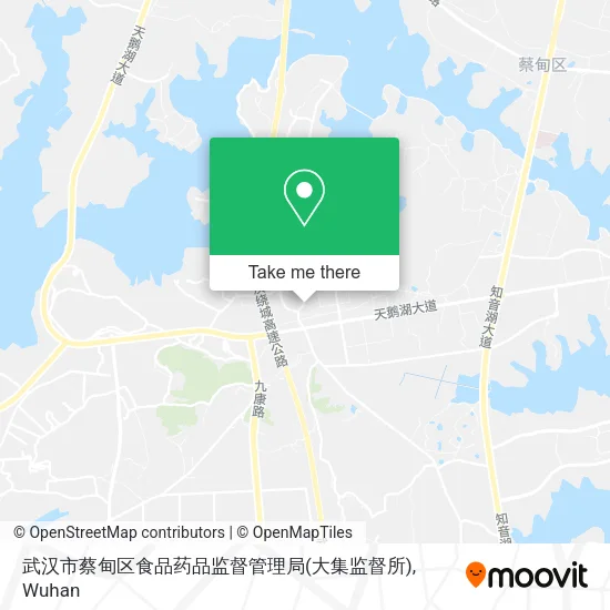 武汉市蔡甸区食品药品监督管理局(大集监督所) map