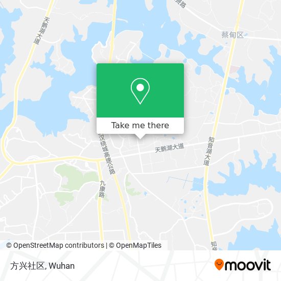 方兴社区 map