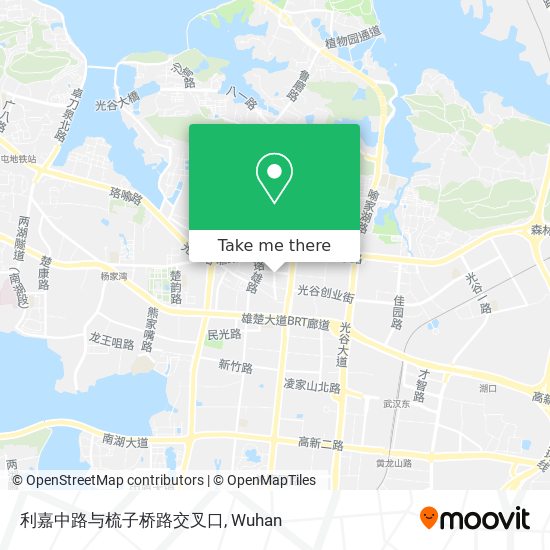 利嘉中路与梳子桥路交叉口 map