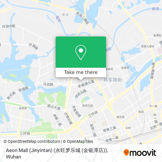 Aeon Mall (Jinyintan) (永旺梦乐城 (金银潭店)) map