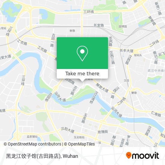 黑龙江饺子馆(古田路店) map