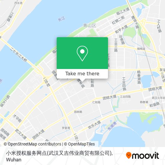 小米授权服务网点(武汉又吉伟业商贸有限公司) map