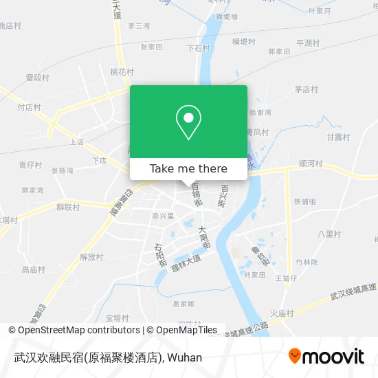 武汉欢融民宿(原福聚楼酒店) map