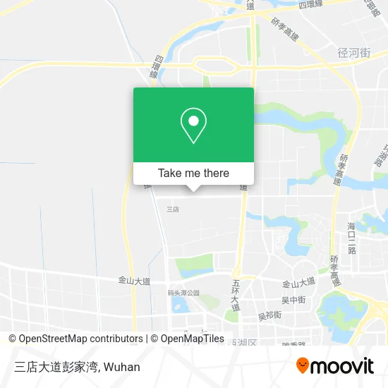 三店大道彭家湾 map