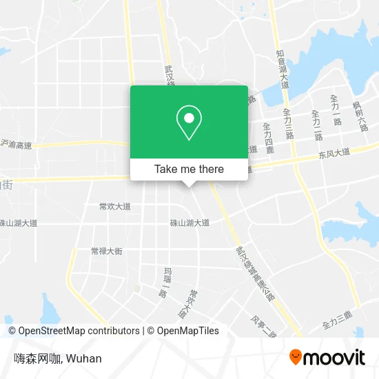 嗨森网咖 map