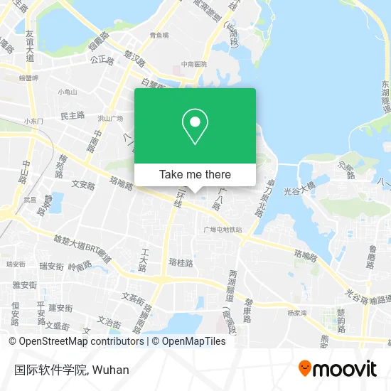 国际软件学院 map