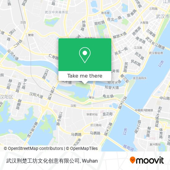 武汉荆楚工坊文化创意有限公司 map