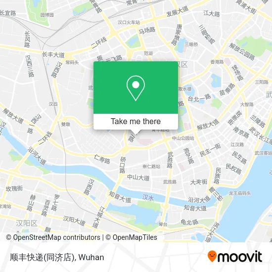 顺丰快递(同济店) map