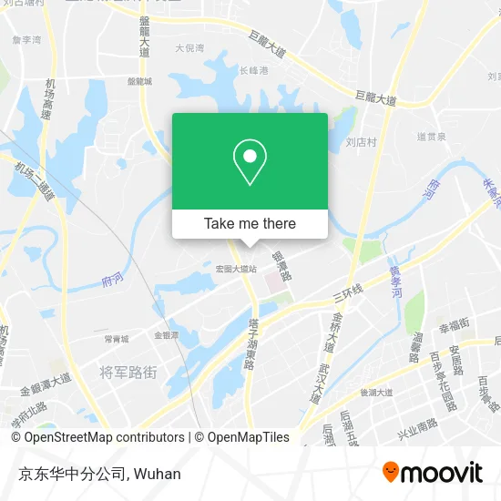 京东华中分公司 map