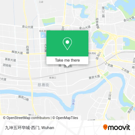 九坤五环华城-西门 map