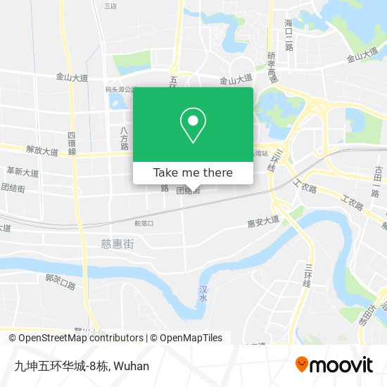 九坤五环华城-8栋 map
