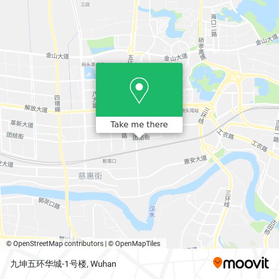 九坤五环华城-1号楼 map