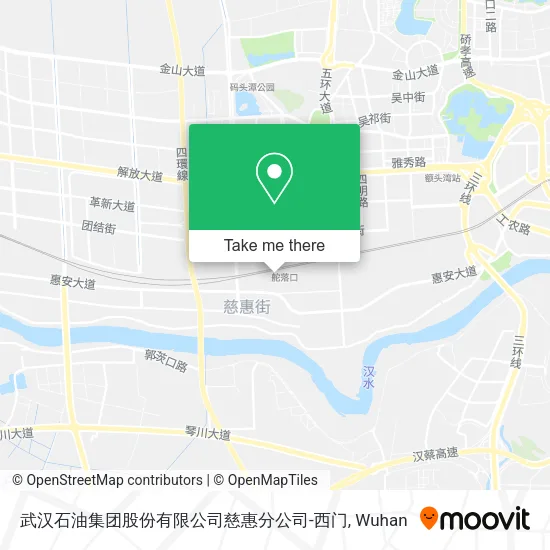 武汉石油集团股份有限公司慈惠分公司-西门 map