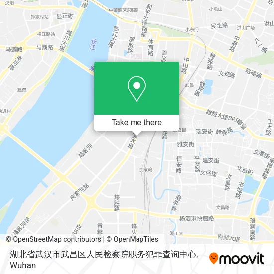 湖北省武汉市武昌区人民检察院职务犯罪查询中心 map