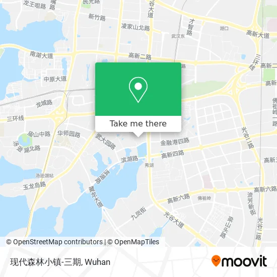 现代森林小镇-三期 map
