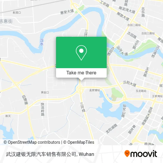 武汉建银无限汽车销售有限公司 map