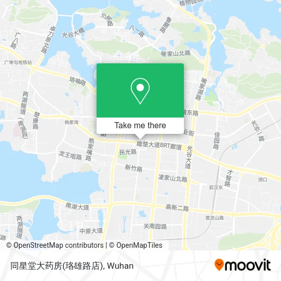 同星堂大药房(珞雄路店) map