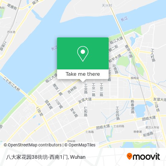 八大家花园38街坊-西南1门 map