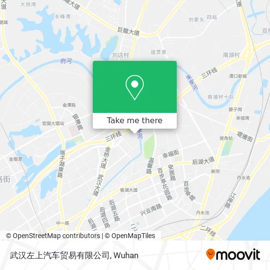 武汉左上汽车贸易有限公司 map
