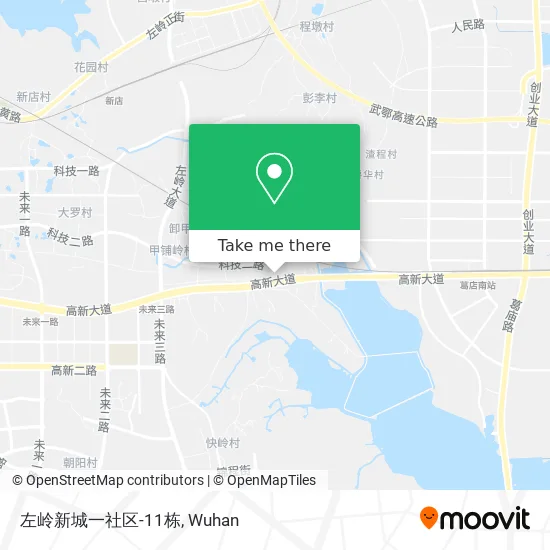 左岭新城一社区-11栋 map