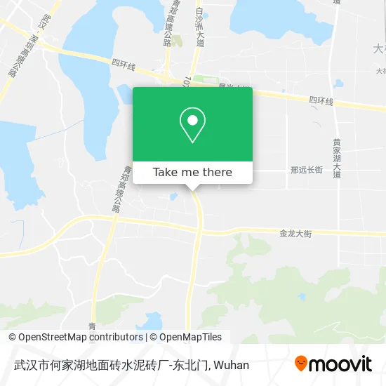 武汉市何家湖地面砖水泥砖厂-东北门 map